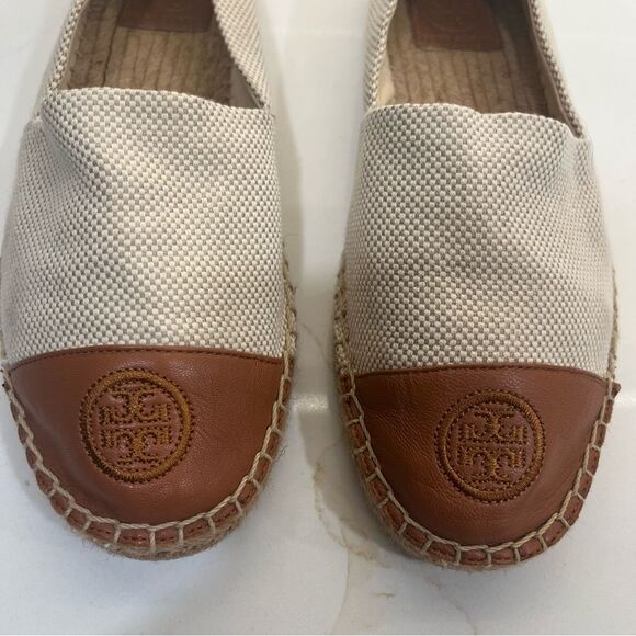 Tory Burch Cream and Tan Espadrilles - Picture 3 of 8